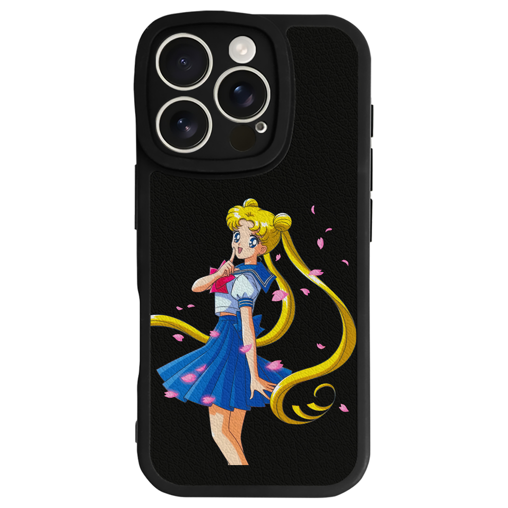 （画像用） 美少女戦士セーラームーン 愛野 美奈子 あいの みなこ Sailor Moon Aino Minako 【iPhone 16シリーズ対応】シリコンスマホケース（レザー調） 材質：シリコン
